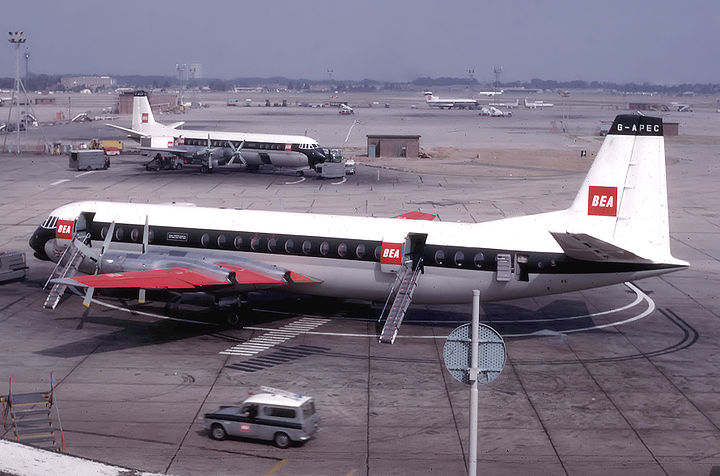 BEA(British European Airways) 소속 706편 항공기(Vickers Vanguard)
