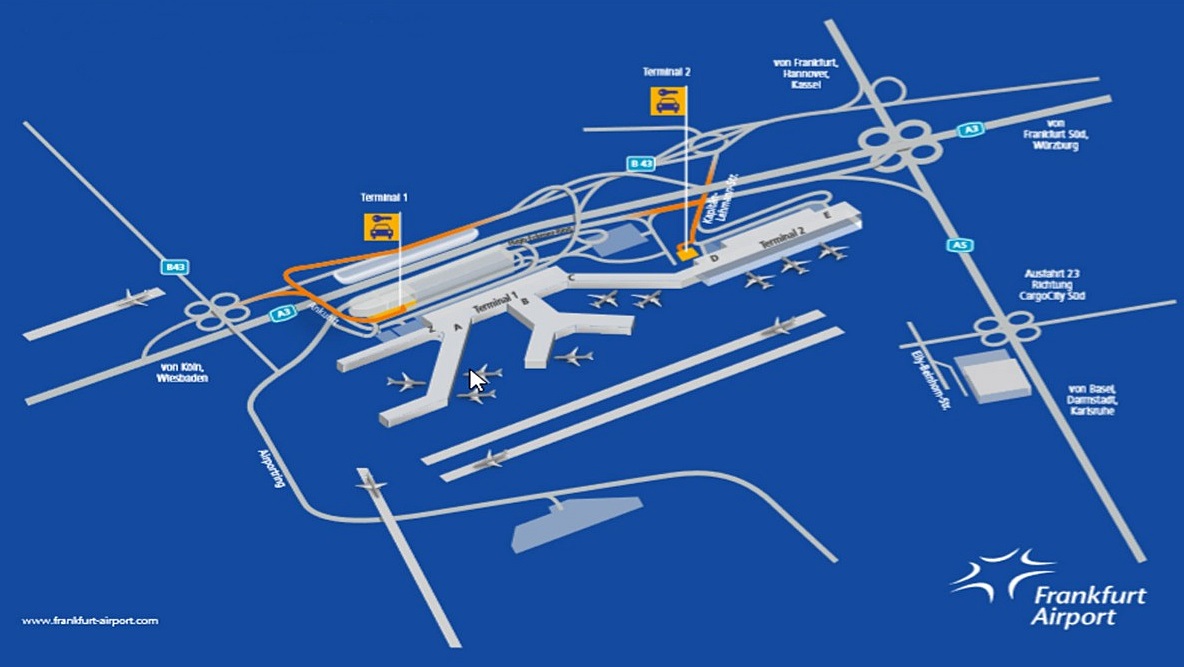 프랑크푸르트공항 맵