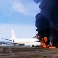 中 티베트항공 여객기 이륙 중 화재 … 40여명 부상