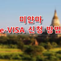 미얀마 온라인 전자비자(이비자, e-Visa) 신청 방법